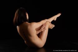Nude Woman Asian Sitting poses - ALL Slim medium black Sitting poses - simple Standard Photoshoot Pinup
